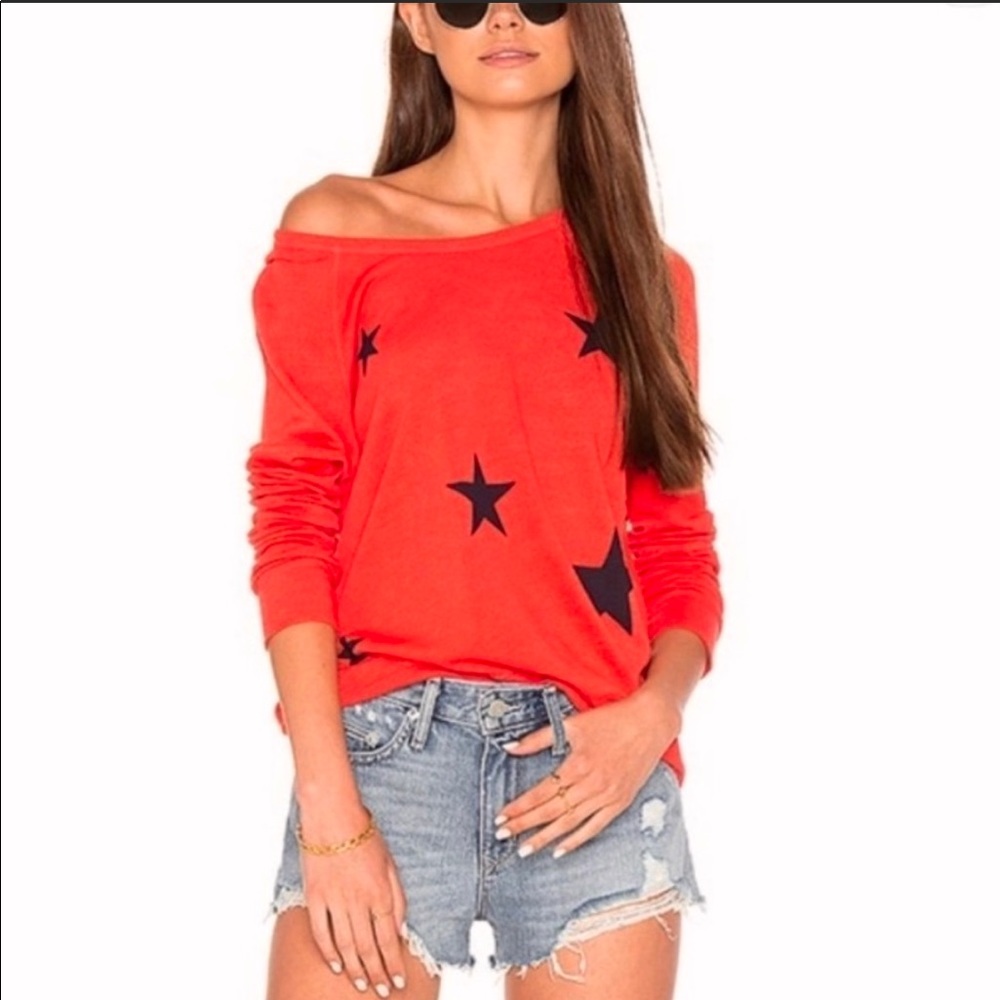 Sundry Revolve Oversized Star Sweatshirt Top XL - Picture 3 of 10